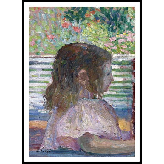 Helene Lebasque aka Nono 1905 reproduction from Sotheby`s, A New Print Of an Henri  Labasque Painting